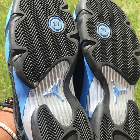 Air Jordan Retro 14 Black/ University Blue 
Size 8 main image 7